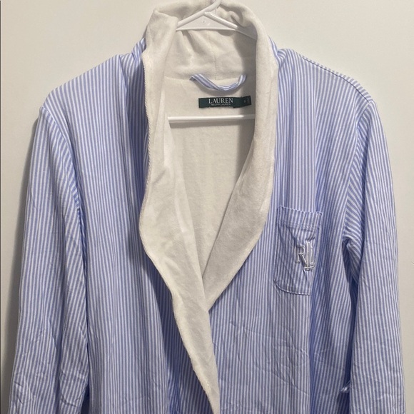 Ralph Lauren Other - Ralph Lauren Blue and White Striped house coat